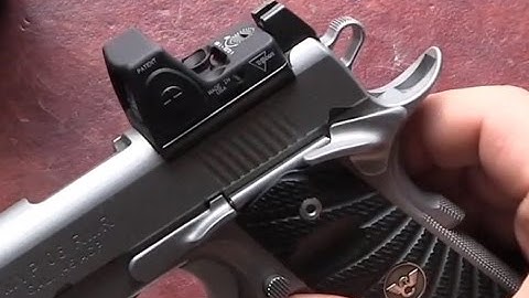 1911 Build 6 RMR - Part 9 - Media Blasting and Showing