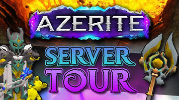 This NEW CUSTOM RSPS Is AMAZING! 200+ ONLINE! : Azerite Server Tour : ($100 GIVEAWAY!)