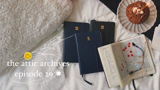 the attic archives | ep. 29 ✸ hny! i found my old notebooks