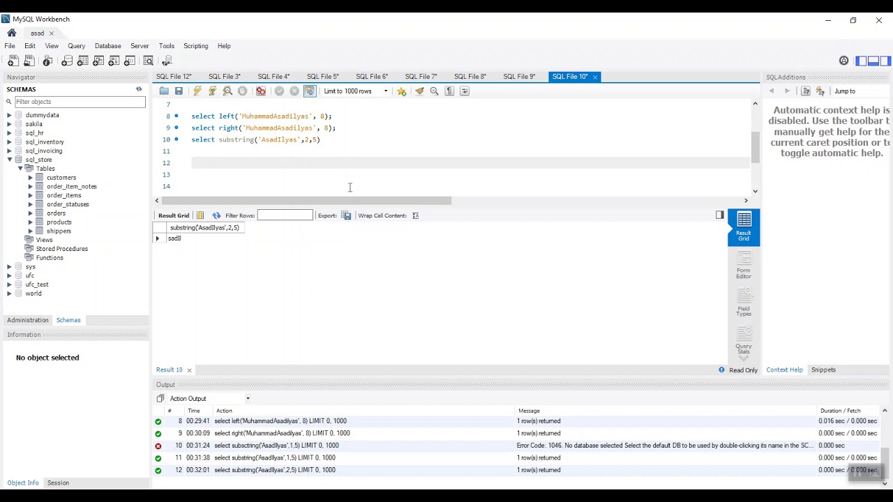 44 | How to Create String Functions In MySQL || Learn Database Course in Urdu Hindi