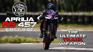 2024 Aprilia RS 457 | First Ride Review | Sagar Sheldekar Official