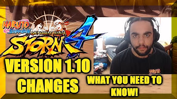 NARUTO STORM 4 VER.1.10 PATCH | READ DESCRIPTION | Switch Tech / Characters / Mechanics!