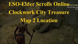 ESO-Elder Scrolls Online Clockwork City Treasure Map 2 Location Net Worth