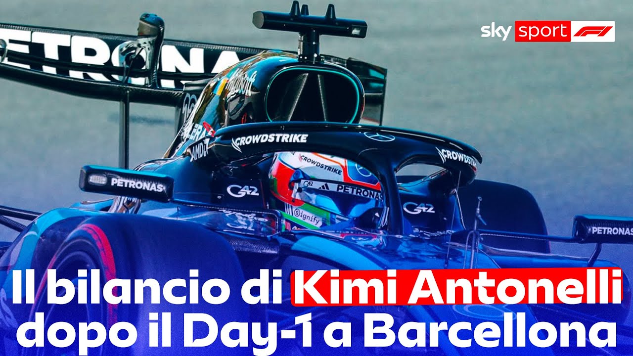F1 Test Shakedown a Barcellona: le parole di Kimi Antonelli (Mercedes ...