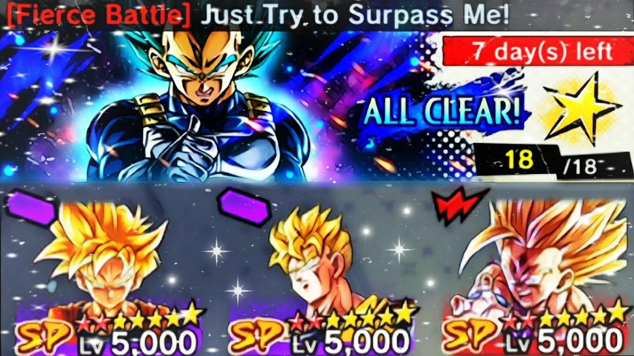 Just Try To Surpass Me *Challenging* | No float Step | Dragon Ball Legends