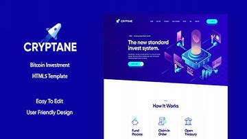 Cryptane - Bitcoin and Cryptocurrency HTML Landing Page | Themeforest Website Templates and Themes