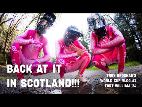 We're back for the 2024 MTB World Cup season! Walking the track here in Scotland... Vlog #1