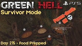 Green Hell - Survivor Mode | Hardcore PS5 (Day 215 - Food Prepped)