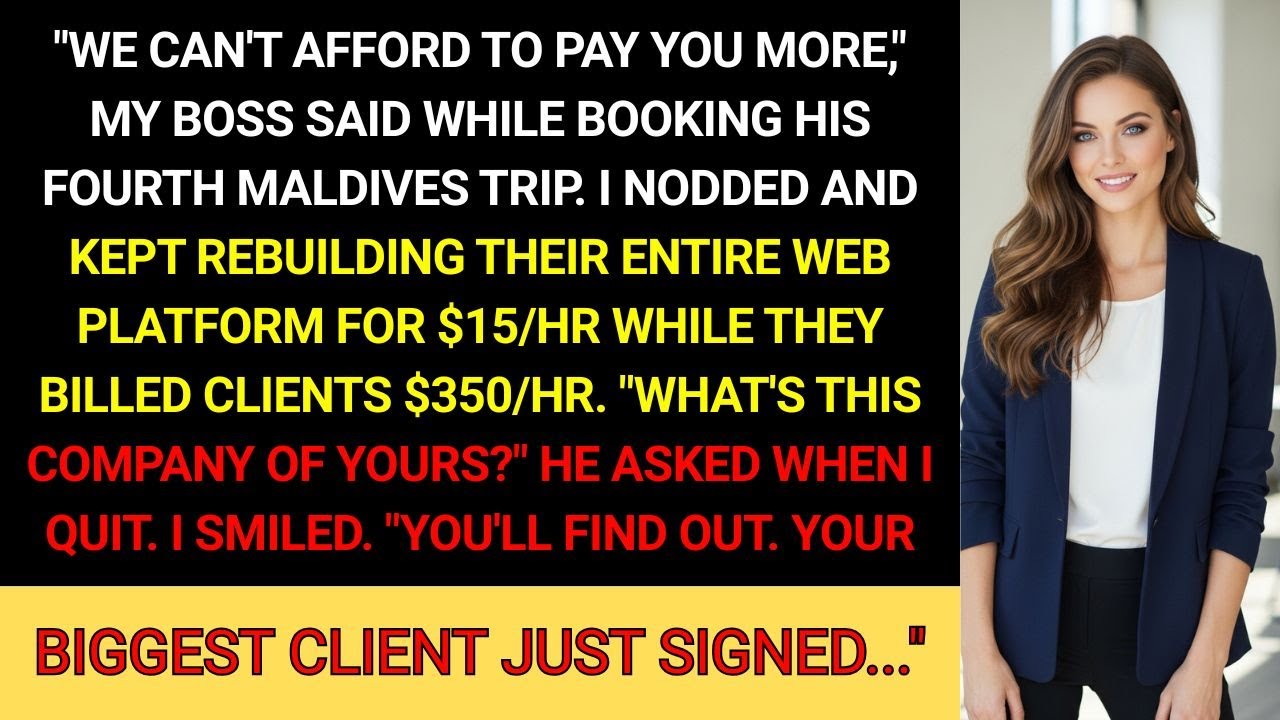 They Paid Me $15/hr But Billed Clients $350/hr — Until They Discovered What I Built at Night