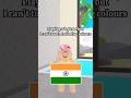 Playing adopt me but I can’t touch ❌ India 🇮🇳 Flag colours #shorts #roblox #gaming