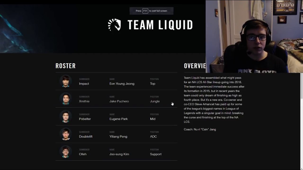 TL Roster Rundown Spring 2018 YouTube tl-roster-rundown-spring-2018-youtube