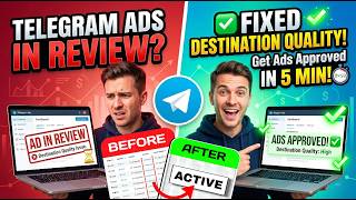 Telegram Ads Review Problem 2026 ? ❌ Fix Destination Quality & Get Ads Approved with in 5 Minutes