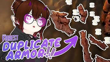 How to Duplicate Armor & Animal Skin | The Forest Hard Survival PS4 (v1.15 Glitch)