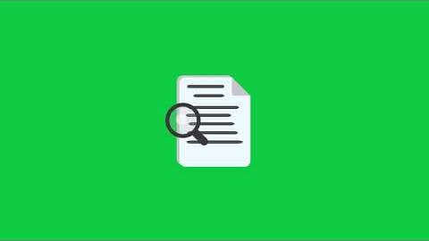 Animated Search Icons - Free Green screen video Effects
