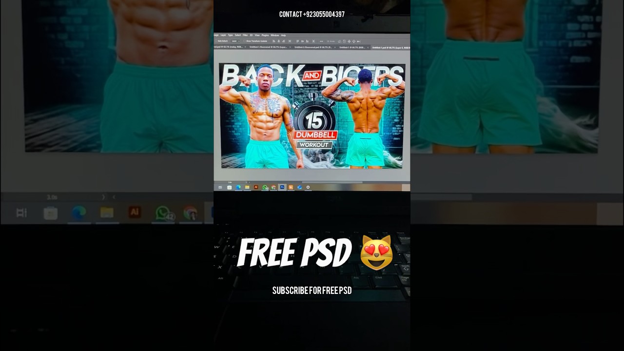 How to Create a Glowing Thumbnail Design in Photoshop || Thumbnails tutorial 2025