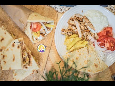 უგემრიელესი ბერძნული გირო ქათმის ხორცით + სკეპასტი | LETSCOOK.GE