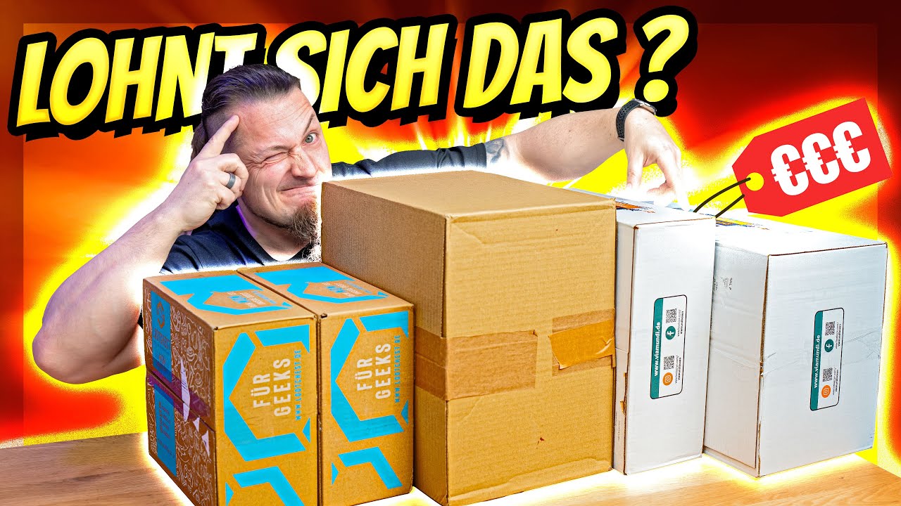 Wir haben Gadget-Aboboxen bestellt...
