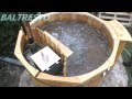 Wood hot tub assembly Wood hot tub assembly