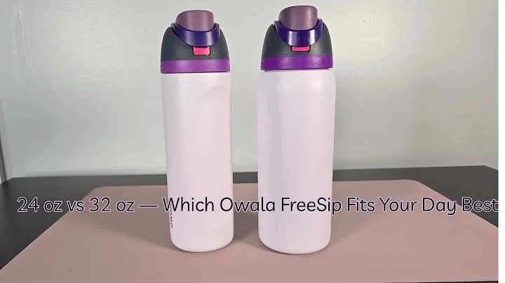 24 oz vs 32 oz — Which Owala FreeSip Fits Your Day Best? 🧴 | Compare & Decide