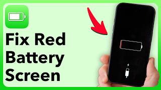 How To Fix iPhone Stuck on Red Battery Screen (Even When Plugged In)