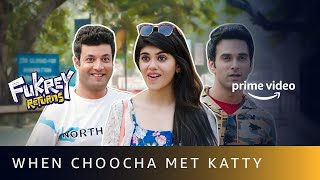 When Choocha Met Katty - Funny Scene | Varun Sharma, Sanjana Sanghi, Pulkit Samrat | Fukrey Returns