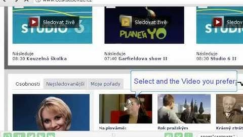 How to Record Online Televize from Ceskatelevize with Flv Recorder