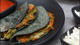 Quesadillas de flor de calabaza