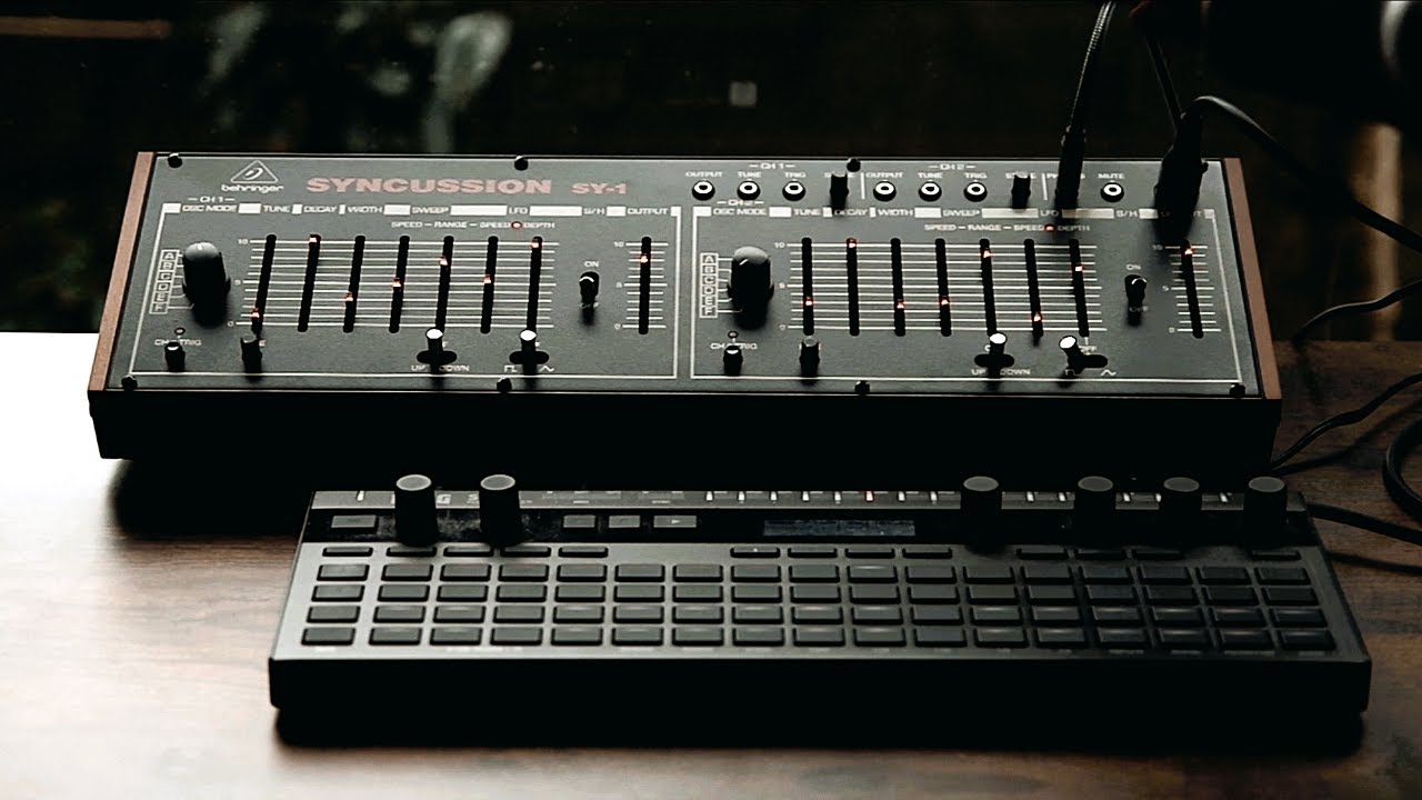 behringer SY-1 & Korg SQ-64 - YouTube