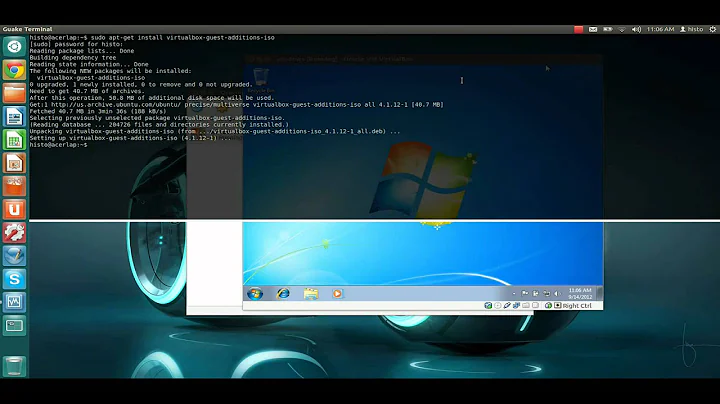 Howto: Ubuntu 12.04 running Windows 7 in Virtualbox seamless mode