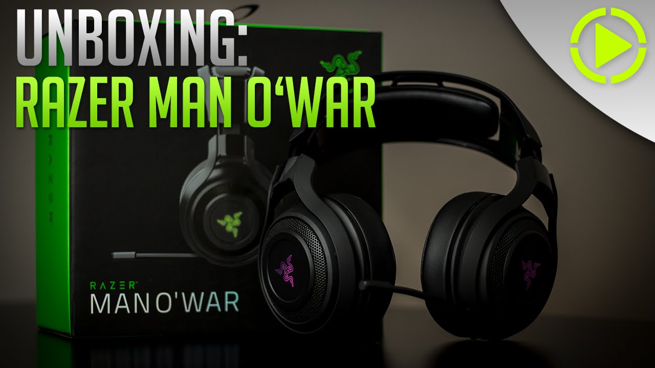 Razer Man O'War wireless Headset Unboxing | powered by Razer - YouTube