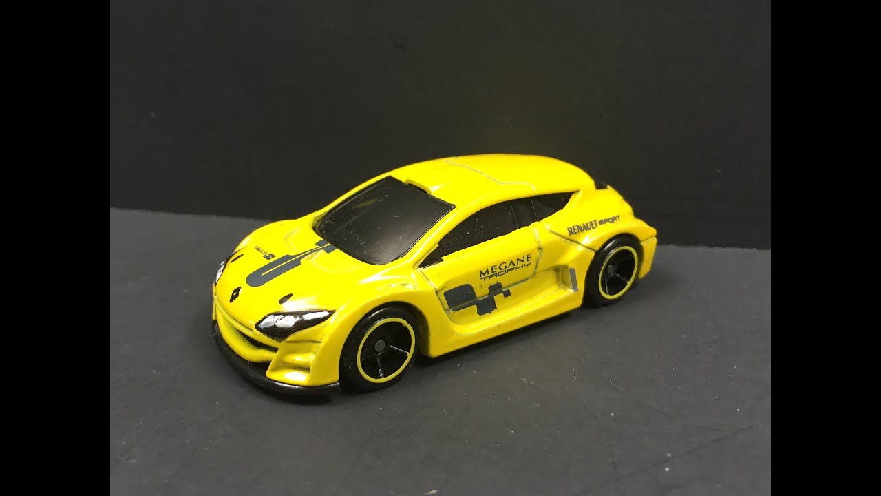 Hot Wheels Renault Megane Trophy Gazella R - Échelle 1:64 - Jaune - Édition 2024