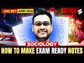 UGC NET Sociology Preparation 2026  | How To Make Notes For UGC NET June 2026 Sociology By Manoj Sir