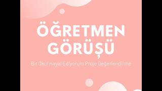 Melek İslamoğlu- İmkb İnönü İlkokulu 3G- Öğretmen Görüşü