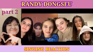 RANDY DONGSEU  Reaksi Cewek Manca Negara diNyanyiin Lagu Bahasa Mereka | Singing Reaction | Part 2
