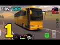 Bus driving simulator 1  first look gameplay