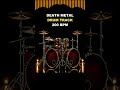 Death Metal Drum Track 200 BPM 🔥 Full Speed Brutality #guitar #drums #heavymetalsongs