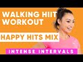 20 min happy hiits walking workout extreme sweat