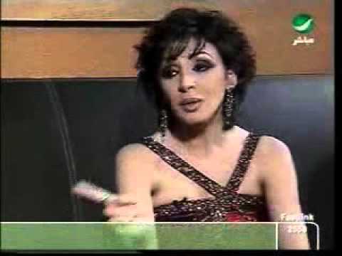 الفنانة انغام في لقاء ليالي فبراير 2005