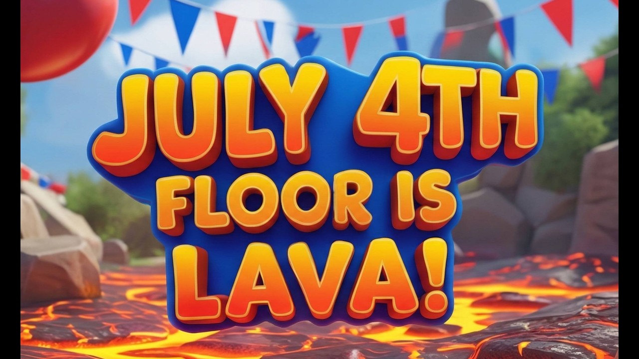 July 4th Floor is Lava Party — Brain Break for Kids - YouTube