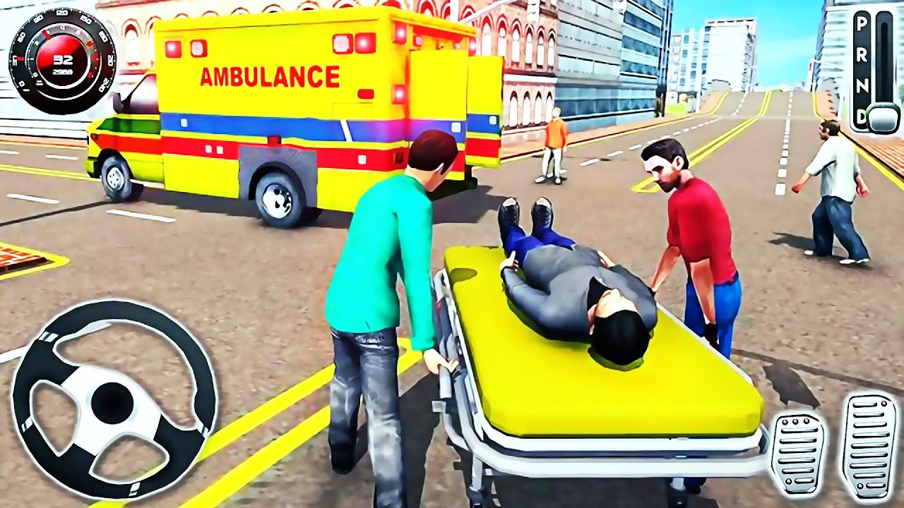 911 Emergency Rescue Service Simulator - Hero Van Drive Offroad Ambulance - Android GamePlay #3
