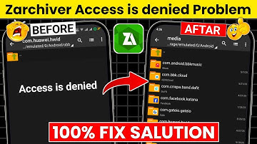 Zarchiver access is denied problem 2025| Zarchiver access is denied problem| access denied zarchiver
