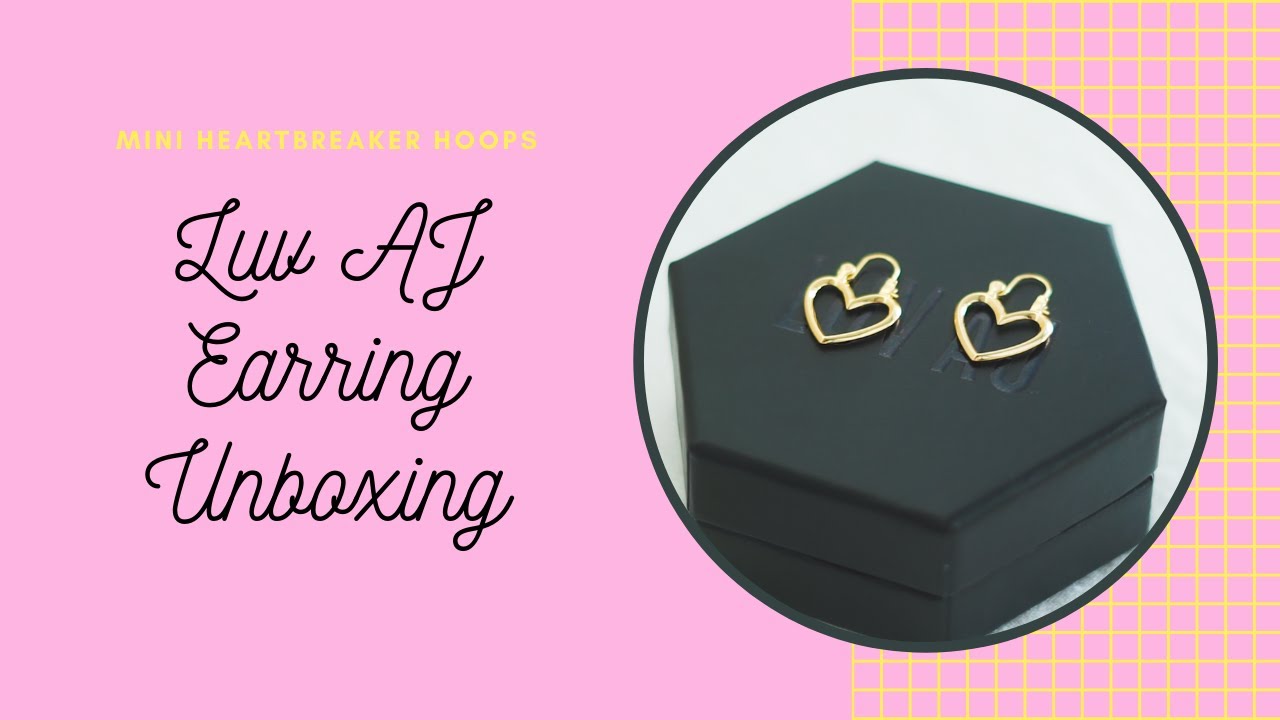LUV AJ Earrings Unboxing