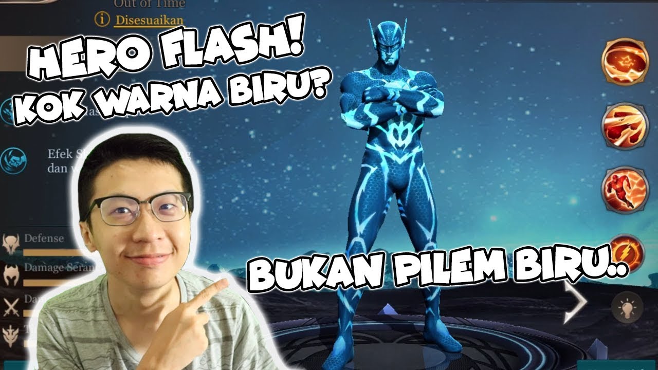 MOBA KOK FLASH WARNA  BIRU  UDAH KAYAK FILM  AJA BIRU  BIRU  