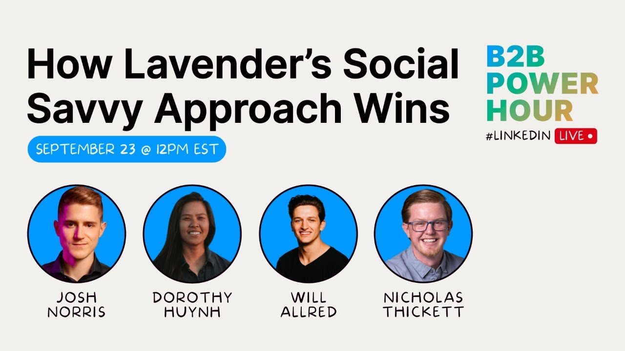 How Lavender's Social Savvy Approach Wins w/ the Lavender Team