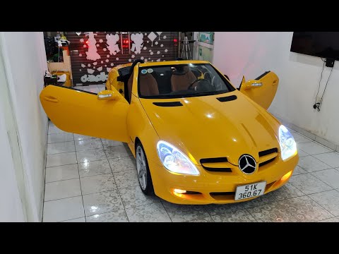 Video Chỉ 799tr Rước Em Siêu Xe Mercedes SLK200 2 Cửa Mui... - youtube