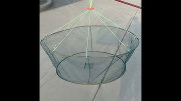 ￼Vó Bẫy Tôm Cua Cá Dạng Tròn, Công nghệ mới 2023 Thông Minh