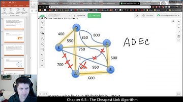 [Math 3033] The Cheapest Link Algorithm (example 2)