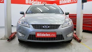 Ford Mondeo Mk 4: Hvordan bytte pollenfilter - 2007 til 2014 mod.