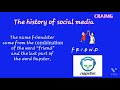 The history of Social media