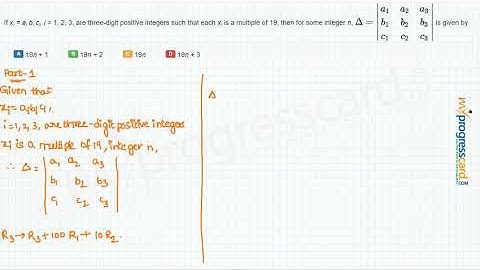 If xi = ai bi ci, i = 1, 2, 3, are three-digit positive integers
